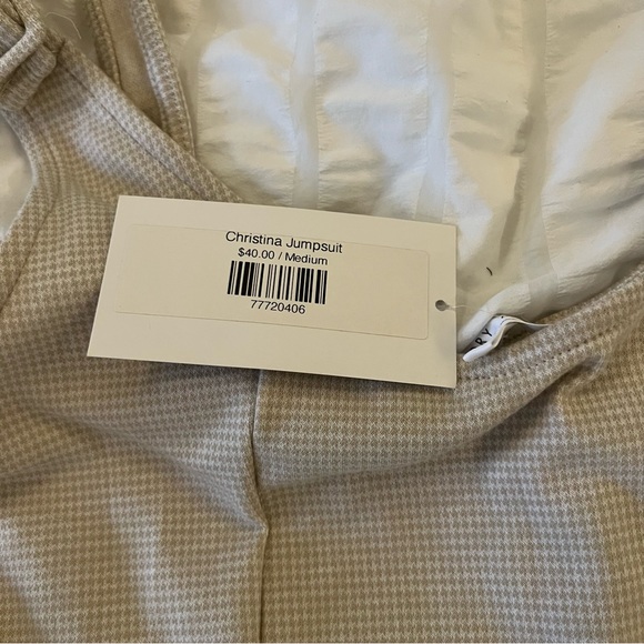 Emory Park Beige Jumpsuit - Picture 5 of 7